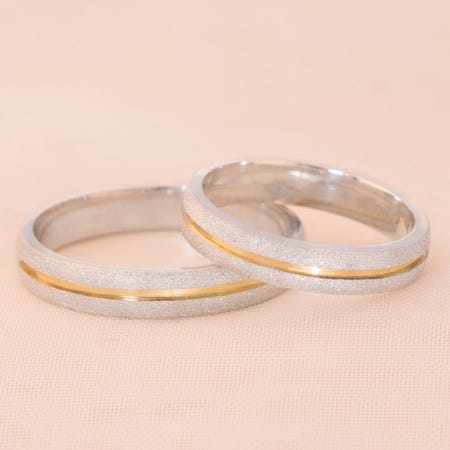 Alianças Namoro Loveways 3,5mm Abauladas Diamantadas